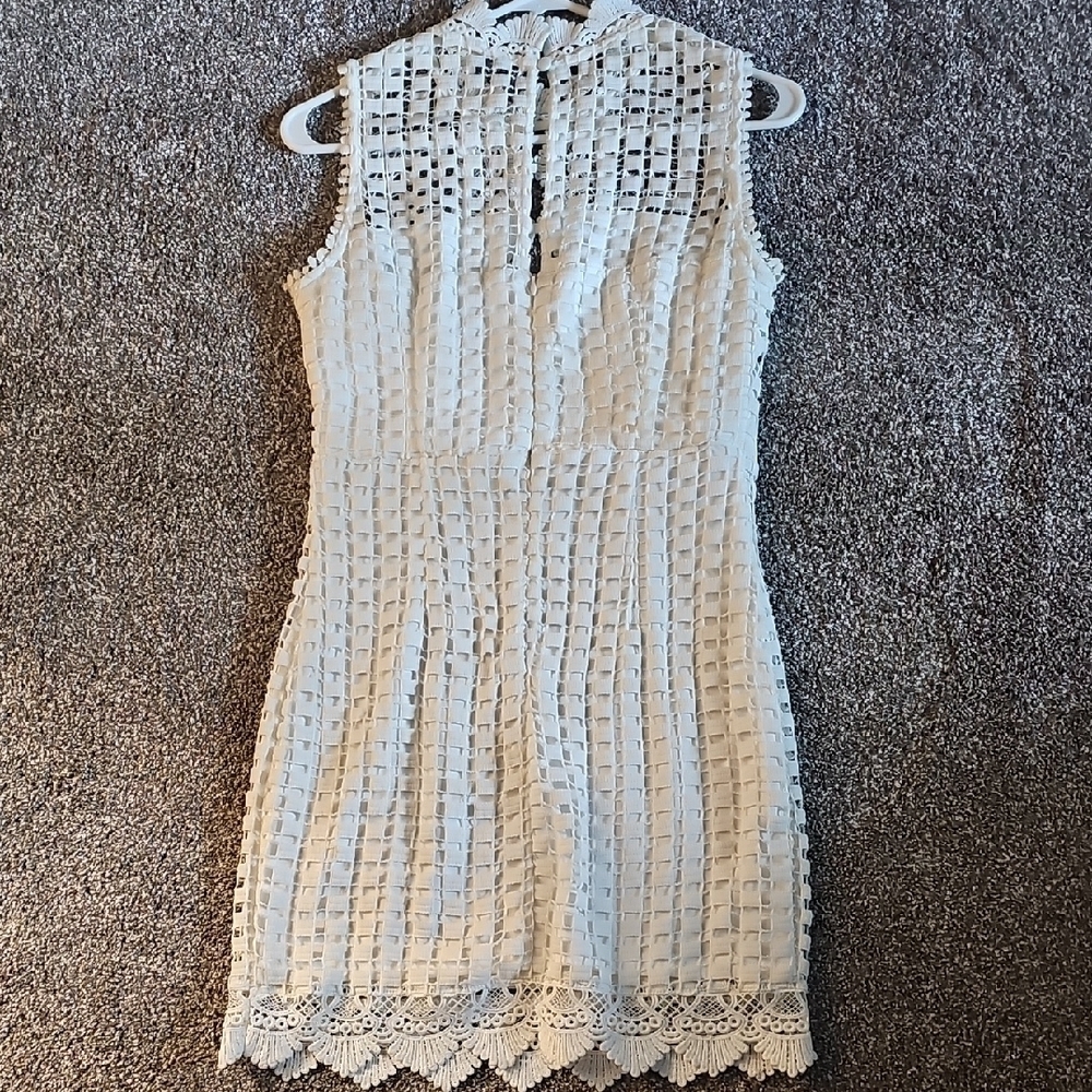 Nwot Elegant White Lace Dress - Picture 3 of 3